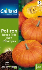 Graines Potiron Rouge très hâtif d’Étampes