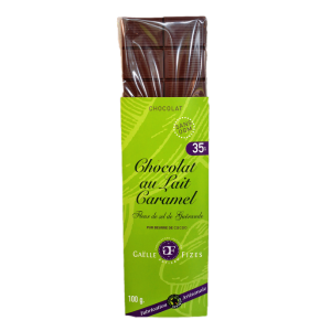 CHOCOLAT LAIT: Lait Caramel Sel de guérande 35%