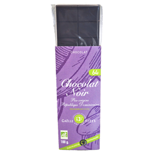 CHOCOLAT NOIR BIO: Pure origine République Dominicaine